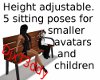 5x Sit Positions 4Kids