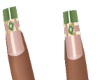Green Adara Nails