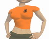 oranje shirt woman