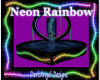 Rainbow heart fountain