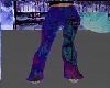 purple butterfly pants