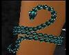 [QV] Teal Anklet Snake