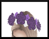 Purple Flower headband