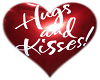 Hugs and Kisses! Sticker