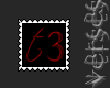 -V- T3 Red Logo Stamp