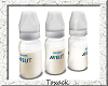 baby bottles♥ (w milk)