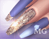 lilac nails