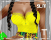 T l Neon Yellow SLIM