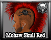 *M3M* Mohaw Skull Red