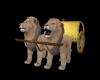 Egyptian Lions w/Chariot