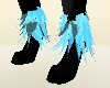 Blue Furry Feathers F