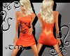 vTMv Orange sexy dress