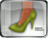 [c] Barbie Heels Green