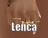Gold butterfly ring