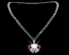 Silver Necklaces (Red)