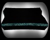 Black and Teal Pillow