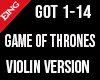 GAME OF THRONES VIOLIN