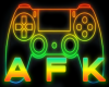 AFK Gaming Head Sign
