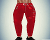 Fabric Trousers # Red