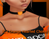 JC Orange Hearted Choker