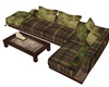 C- Wood Set Couch