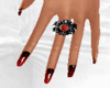 Red Nails & Ring