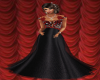 Rc* Blk Red Gem Gown