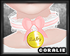 . Baby Collar Pink White