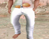 [L] White Pants