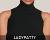 Black Turtleneck Top