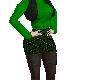A~ Green Skirt/Sweater