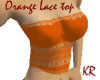 *KR-Lace Top - Orange