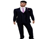Navy Tux ith Pink tie
