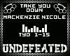 Mackenzie TakeYouDown