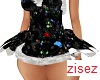 black santa baby peplum