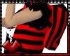(V) Red Striped Hoodie
