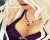 purple fire necklace