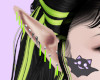 ☽ Neon Elf Ears