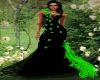 Midnight Green Gown