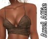 AA Brown Glitter Crop