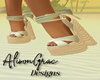 Kamryn White Wedge