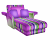 Relaxchair purple stribe