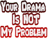 Anti Drama Sticker