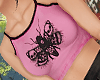 ♡ pink insect top ♡