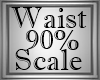 90% Waist & Hips Scale