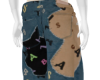 "DISTRACTED" KHAKI-BLUE