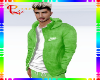 green outfit