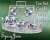 Antq Tea Set Caddy Blue2