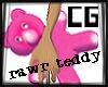 Pink RAWR teddy