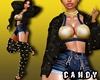 !C Studded Jacket + Bra